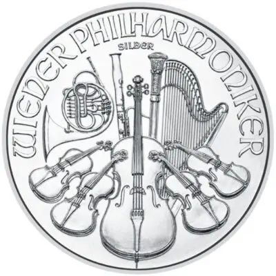 Dunajski filharmoniki srebrni 1 unča