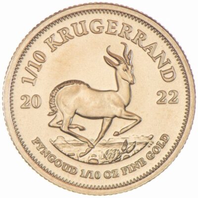 Južnoafriški Krugerrand 1/10 unče